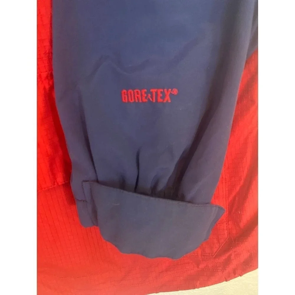 Vintage Eddie Bauer Ebtek Gore-Tex Men's Red/Blue Jacket‎ Size XL